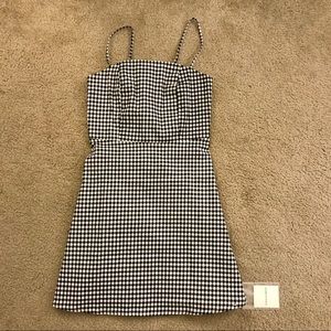 Gingham Checkered Mini Dress!